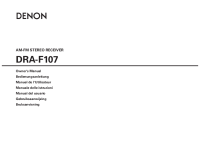 Denon DRA-F107-Owners-Manual 